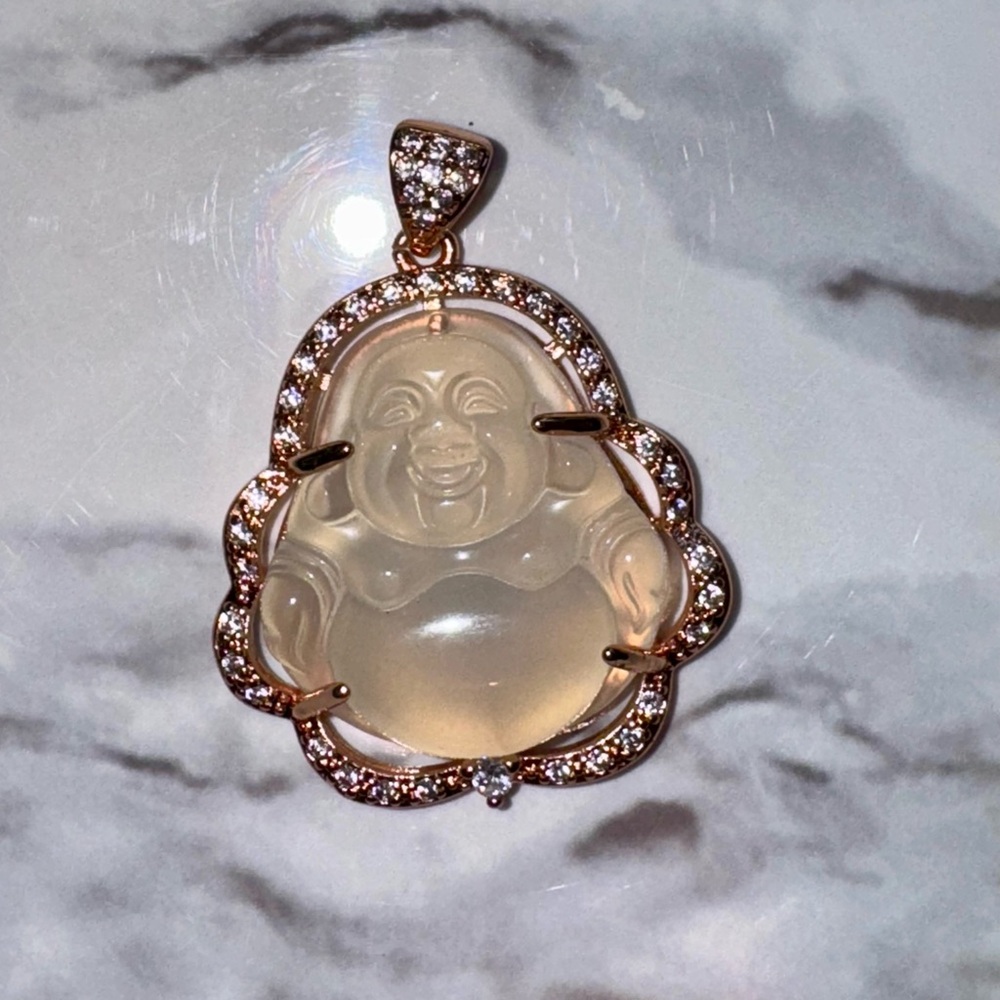 Elegant Gold Buddha Pendant